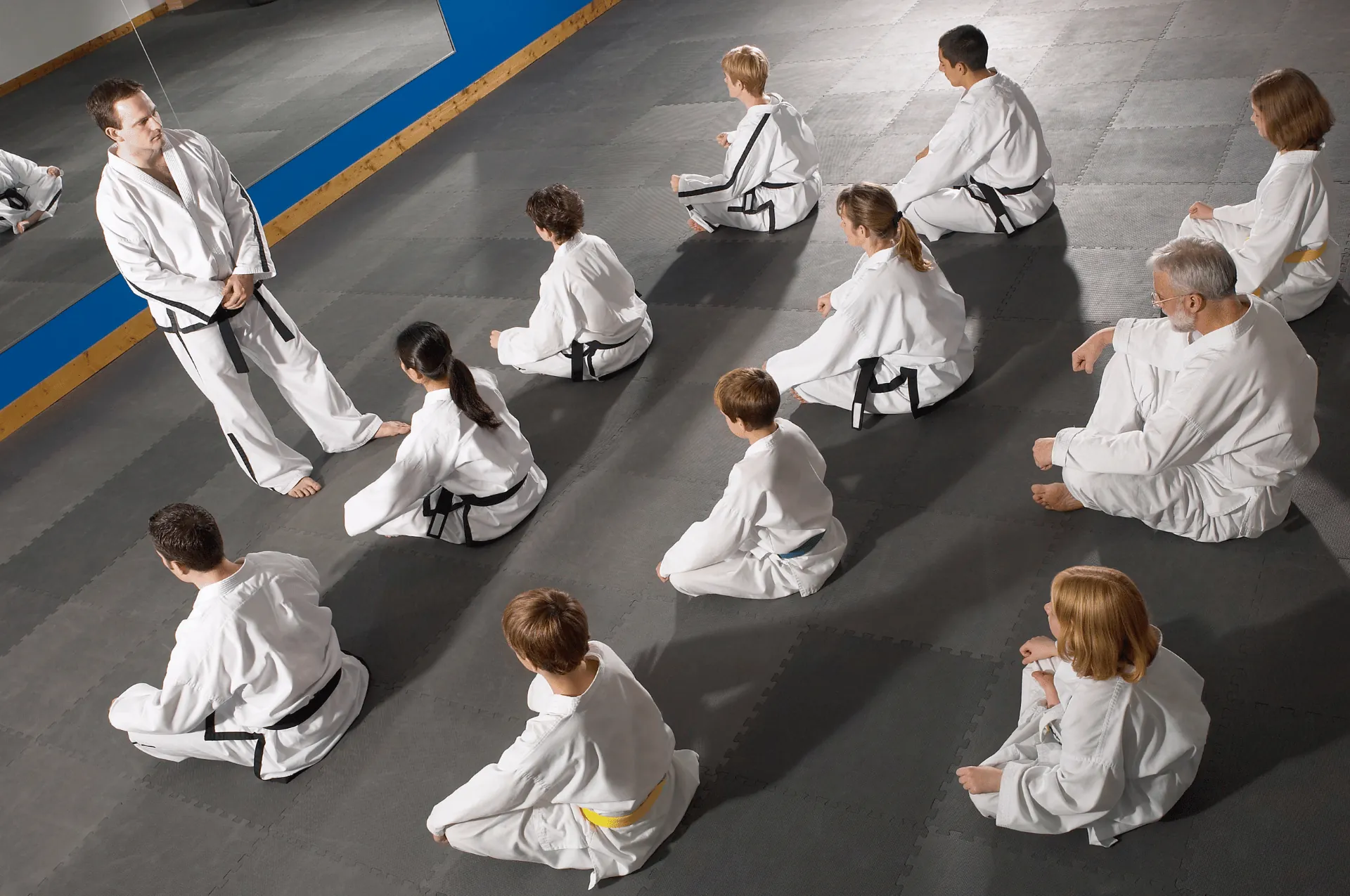 Students training at Gracie Barra Northville